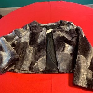 Crop shearling jacket New